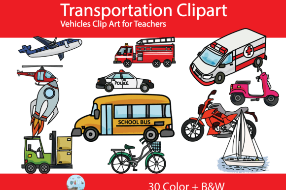 Download Transportation Clipart Set - Transportation Collection