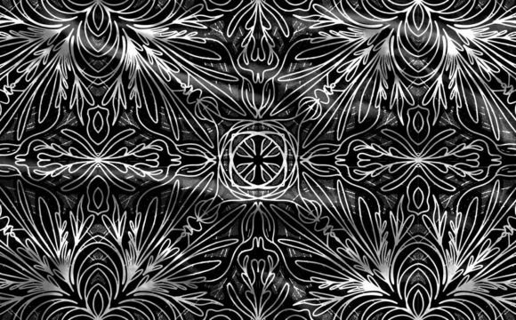 Download Abstract Geometry Pattern Line Floral - Floral Collection