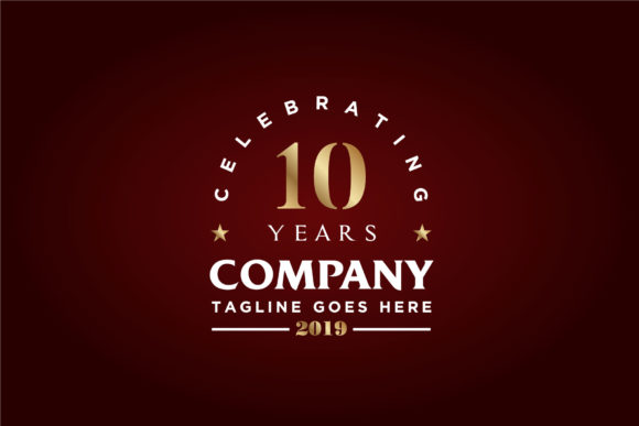 Download Anniversary 10th Celebrate Company Logo - Company logo Collection