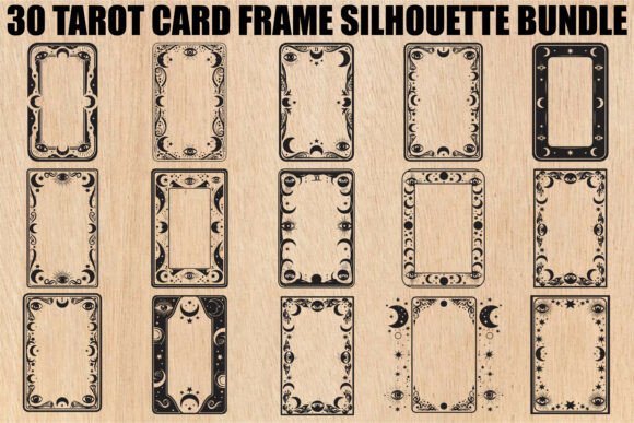 Download Tarot Card Frame SVG Bundle - Frame Collection