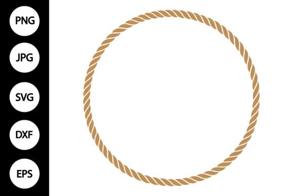 Download Rope Circle Frame Border SVG - Frame Collection