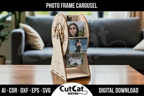 Download Rotating Photo Frame Carousel SVG - Frame Collection