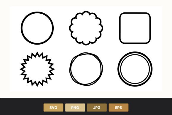 Download Simple Circle Badge Frames Vector - Frame Collection