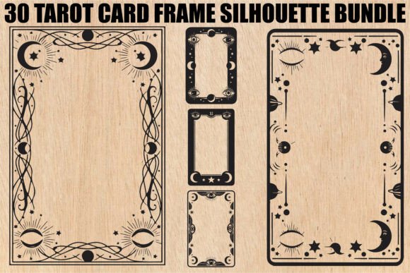 Download Tarot Card Frame SVG Bundle - Frame Collection
